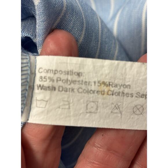 Zaful Blue And White Dress Small - Picture 4 of 5